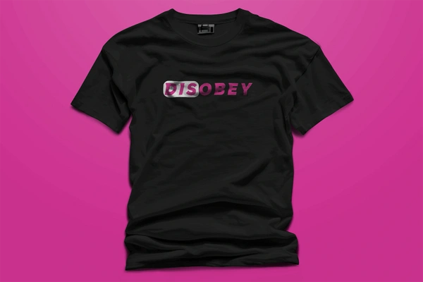 Disobey T Shirt Provoke Printing